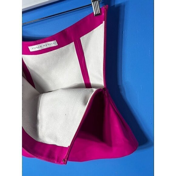 SUSANA MONACO Fuchsia Pleather Tube Top, SMALL - Picture 5 of 7